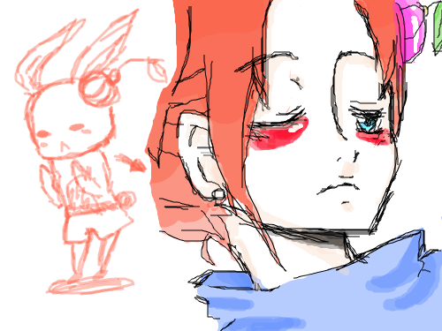 중국여자...같애 : 읜인화해버렸어요..ㅠ맘에 안드시면..죄송해요-실력이 많이 부족함네다-..ㅠ 스케치판 ,sketchpan