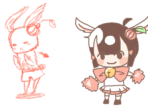 의인화... : 색깔이 거기서 거기;.. 스케치판 ,sketchpan