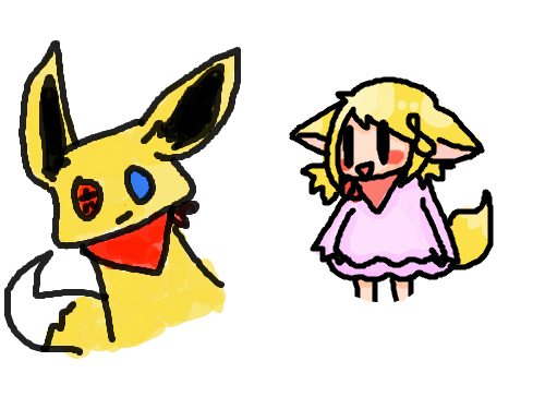 \'0\' : 의인화에요ㅎㅎ; 스케치판 ,sketchpan