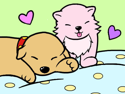 개와 고양이 : 개와 고양이 스케치판 ,sketchpan