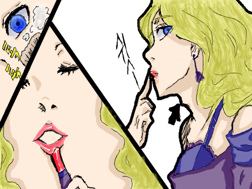 밤무대 가수 : 이거 칠하고나니까 꼭 밤무대 가수같네 스케치판 ,sketchpan