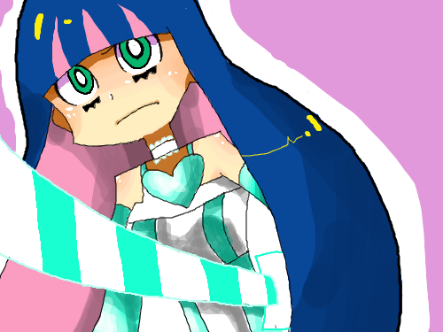 스타킹 : 채색완료 ! .. 음 제 채색법대로 해봤는데 ㅋ. ㅋㅋㅋ .. 옷은기억이안나서 .. 스케치판 ,sketchpan