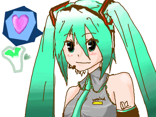 미쿠? : 이런 망할 스케치판 ,sketchpan