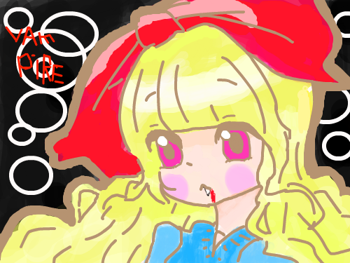 뱀파이어 공주 : 섬득한게 장점....골드잉크많이 주세요~~^^ 스케치판 ,sketchpan