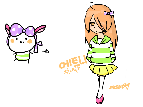 토끼읜화^^.. : 트나야...미안ㄷㄷㄷ도주 스케치판 ,sketchpan