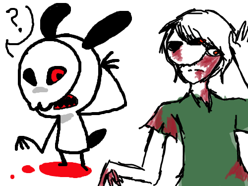 막그리기 권법 이랄카 : 으악 등아퍼 스케치판 ,sketchpan