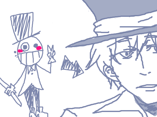 의인화 : 죄송ㅋ 실수로 밑그림을 그냥 놔뒀네요ㅎ 스케치판 ,sketchpan