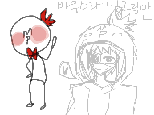 꼬꼬 : 마우스라  밑드림만;; 스케치판 ,sketchpan