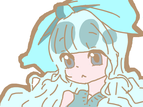 하늘하늘 : 아..심심해. 스케치판 ,sketchpan