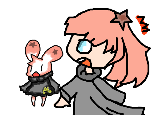 의인화(하트레인의인화) : 저의취향대로그렸담미다 스케치판 ,sketchpan