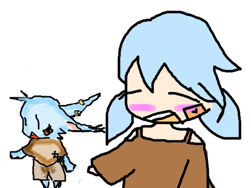 의인화(하트레인의인화) : 캐릭터,,,,... 스케치판 ,sketchpan