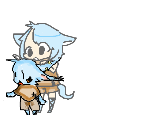 인화 : 말그대로 인간화 스케치판 ,sketchpan