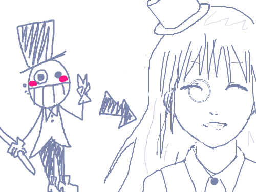 낙서 : 헐,이것도안지워져;;;;헐헐헐;;그냥낙서예요;;; 스케치판 ,sketchpan