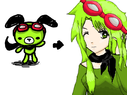 의인화 : 우왕 다햇다 스케치판 ,sketchpan