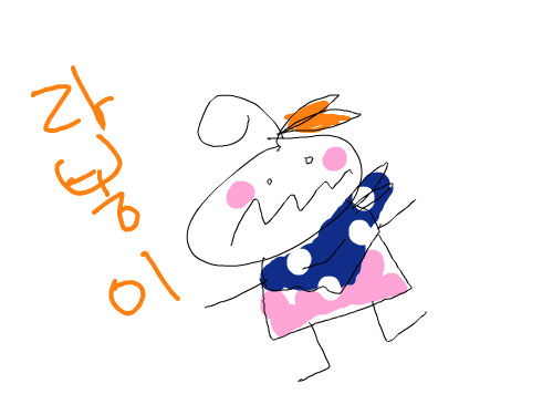 트나가 많이도와준 캐릭터에요 : ㅇㅅㅇㅎㅎ 스케치판 ,sketchpan
