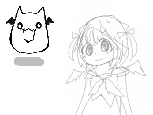 의인화 : 그리다가수전증님이오셧 스케치판 ,sketchpan