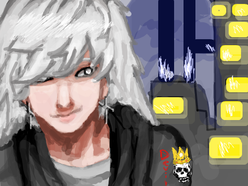 여체화 : 북님이 그린 남케 여체화로~배경은 뭐지 ㅋ; 스케치판 ,sketchpan