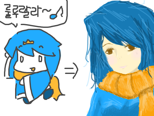 망햇군요 : 무테는 첨이....손이 발이로다... 스케치판 ,sketchpan