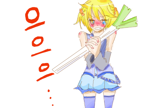 카가미네렌이미쿠옷을입어보았다 : 망했다ㅠㅠ 스케치판 ,sketchpan