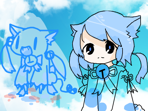 의인화 : 졸려죽겠다 스케치판 ,sketchpan