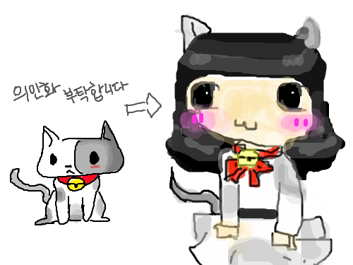 꼬마 의인화 : 쿠쿠쿠쿠 스케치판 ,sketchpan