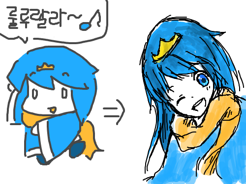 이어그리ㅏ기! : 미화는커녕발퀄... 스케치판 ,sketchpan