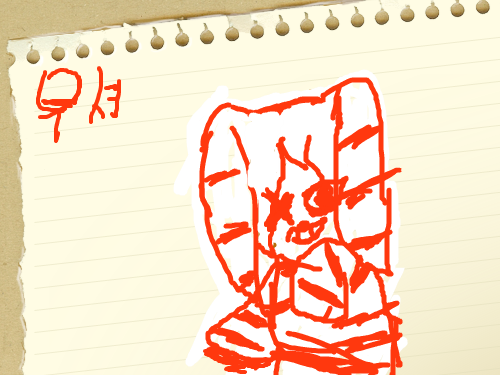 무셔무셔 의인화 : 무섭다.....   의인화한건데.... 스케치판 ,sketchpan