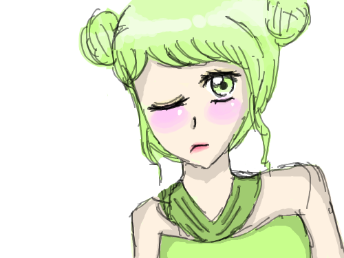 의인화 끄읏 : 흐규 뭔가 부자연 스러워 스케치판 ,sketchpan