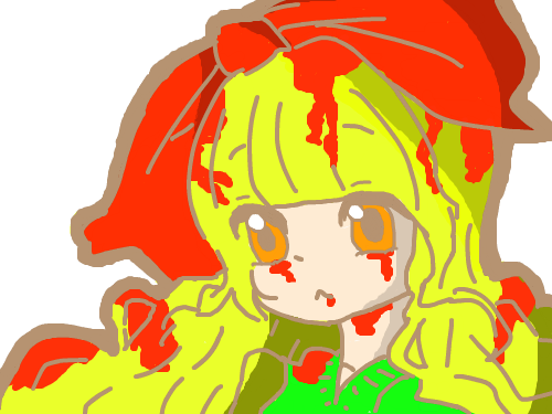 무서운여자아이 : 무서운여자아이 스케치판 ,sketchpan