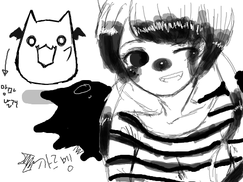 이읜화 완료! : 읜화 완료 했씀다ㅎㅎ죄송해요 날개부분에서 귀찮니즘..ㅋㅋ 스케치판 ,sketchpan