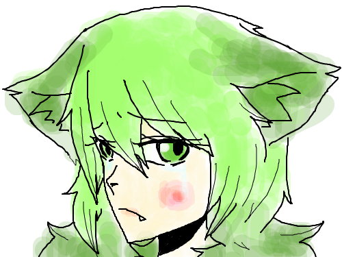 초이늑대인간 : 초이가 늑대로 변할려다가 늑대인간으로변했다!!! 스케치판 ,sketchpan