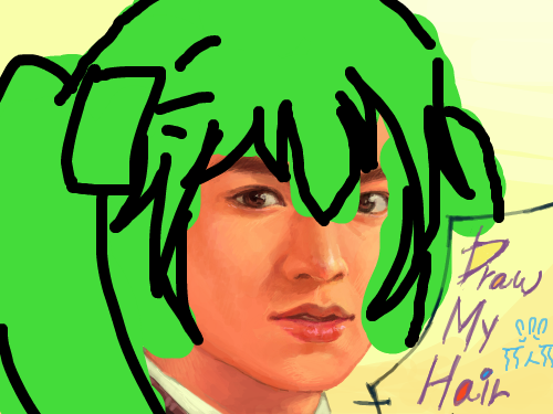 코스프레한사람 : 미쿠코스프레한사람 스케치판 ,sketchpan