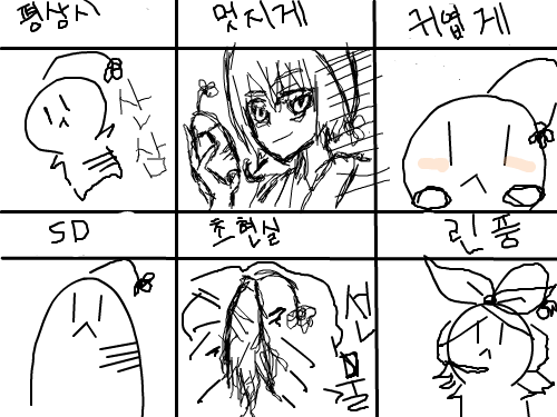 심심해서해본거 : 걍해봤다능 스케치판 ,sketchpan
