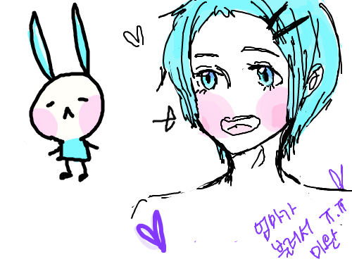 이어그리깅 : 엄마가불러싸서 몇분만에휘갈기느랔ㅋㅋㅋ더럽네여,, 스케치판 ,sketchpan