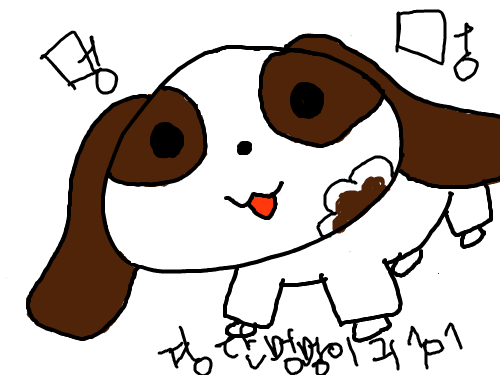 경단강아지 : 멍멍나는... 스케치판 ,sketchpan