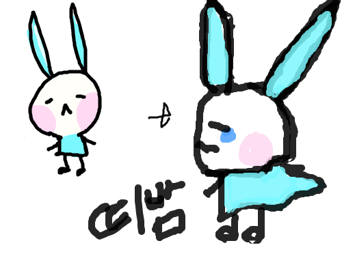 토끼토낑 : ㅋㅋㅋㅋㅋㅋ아 그냥 우는 토끼토낑 스케치판 ,sketchpan