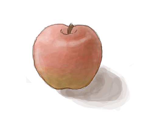 사과 : 광마로 소묘(!) 도전 스케치판 ,sketchpan