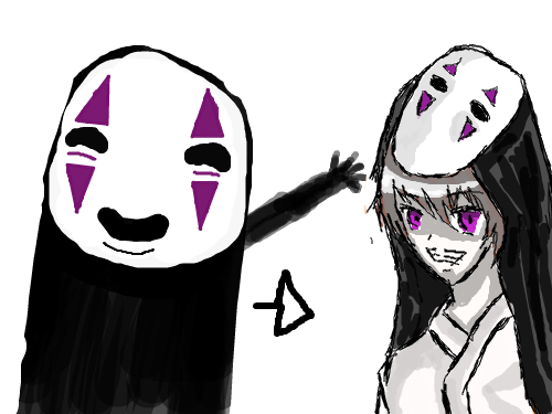 가호나시??? : 다른분위기로그려봤어요 스케치판 ,sketchpan