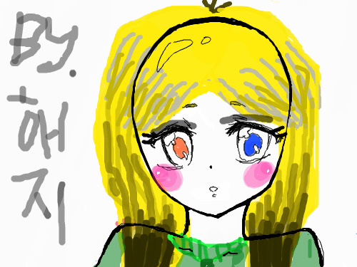 금발녀ㅕ자 : 섿섿세데세ㅔ게 스케치판 ,sketchpan