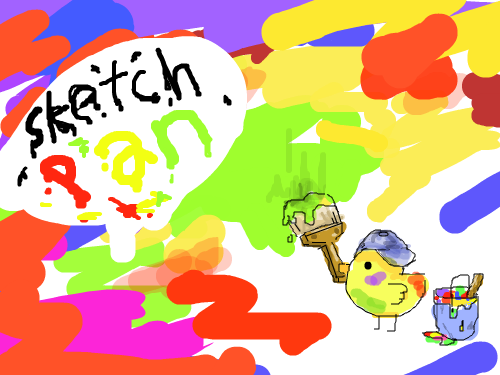 페인트 : 페인트통 좀 추가 시켜주세요 스케치판 ,sketchpan