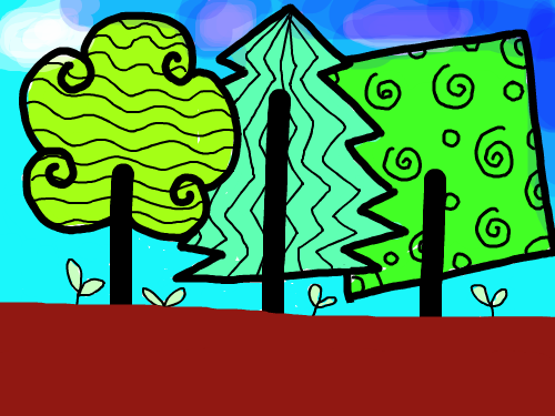 나무와 새싹 : 나무와 새싹 스케치판 ,sketchpan