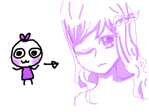 읜화 끗 : 보랑보랑 스케치판 ,sketchpan