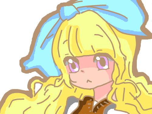 이어그리기 : 금발머리가 좋아 ㅎㅎㅎ 스케치판 ,sketchpan