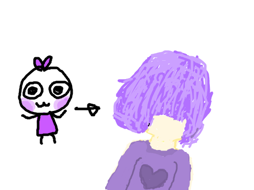 보라소녀 : 보라소녀 등장~ 스케치판 ,sketchpan