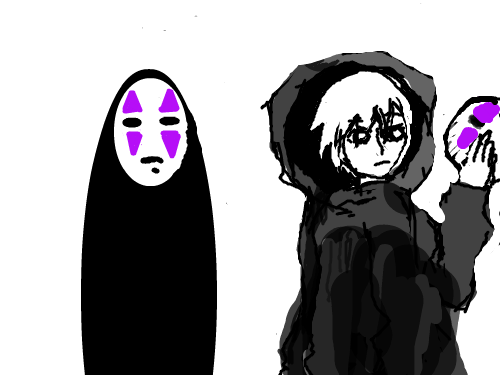 기오나시 의인화 : 의인화일뿐.(기오나시지만) 스케치판 ,sketchpan