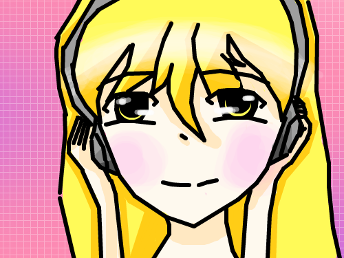 헤드폰 : 전 헤드폰이 좋아용 ㅎㅎ ~ 스케치판 ,sketchpan