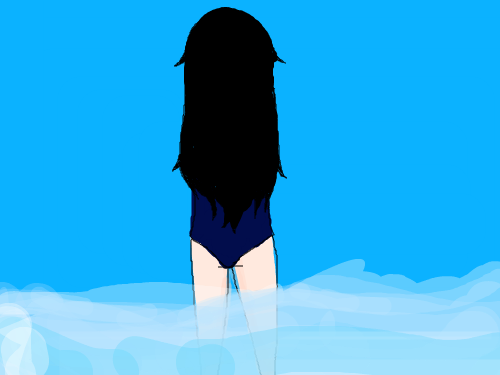 뒷모습 : .... 스케치판 ,sketchpan