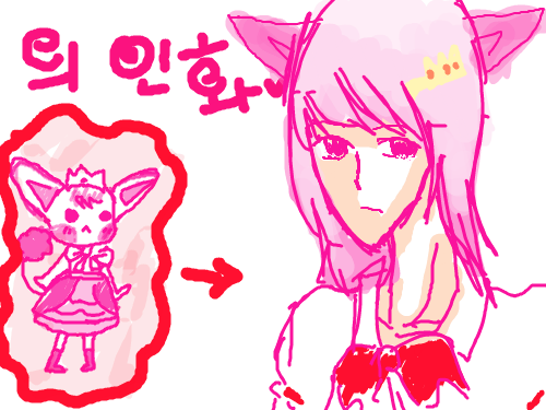 의인화임당 : 요즘 의인화만 하네요 스케치판 ,sketchpan