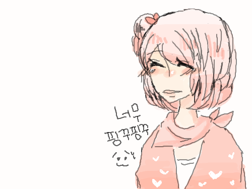 슈퍼핑꾸 토끼 ! : 으앙 슈퍼토끠 ! 너무 귀요미한거 아닌가요 ㅠㅠㅠㅠ완젼 귀요미 ㅠㅠ.. 스케치판 ,sketchpan