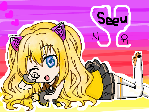 시유 : 항쿡 보컬 시유 스케치판 ,sketchpan